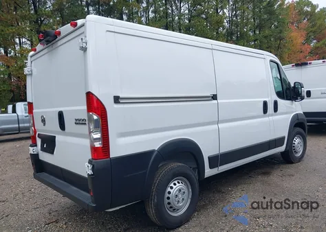 2024 Ram Promaster 3500 Tradesman Low Roof 136 Wb W/Pass Seat из США, поврежденный, VIN 3C6MRVWG4RE154800